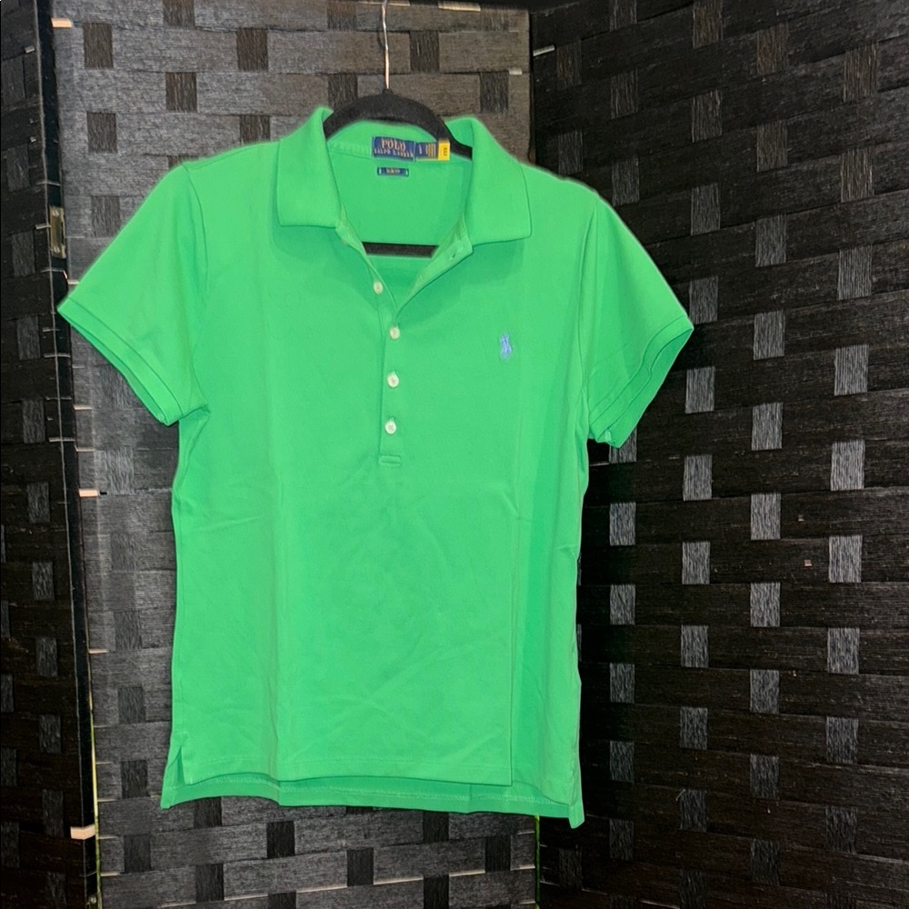Ralph Lauren Bright Green Slim Fit Polo